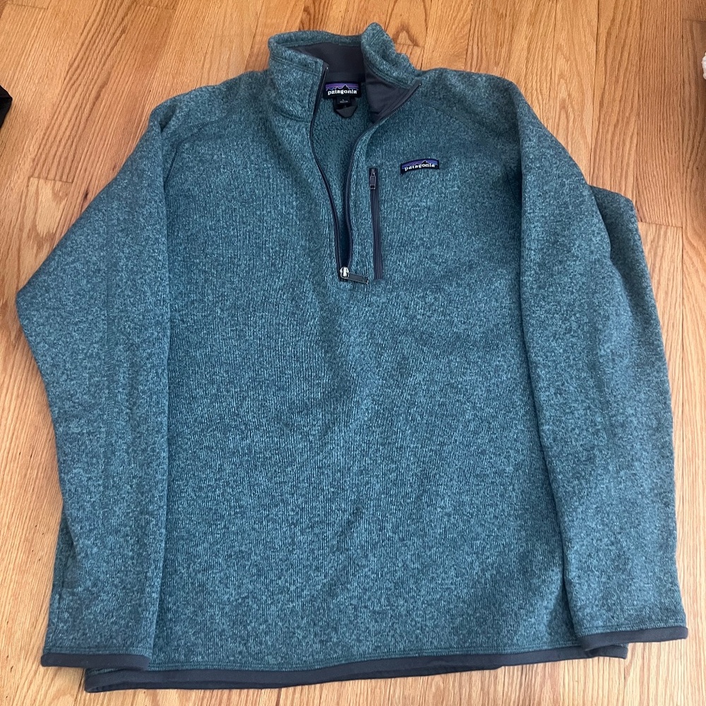 Patagonia Quarter Zip Raglan Pullover Sweatshirt 1/4 zip